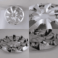 thumbnail image 6 of 17" Silver Hubcaps/Wheel Covers for Most Cars,Set of 4 Snap on Car Truck SUV Hubcap,Abs & PC Material, 6 of 8