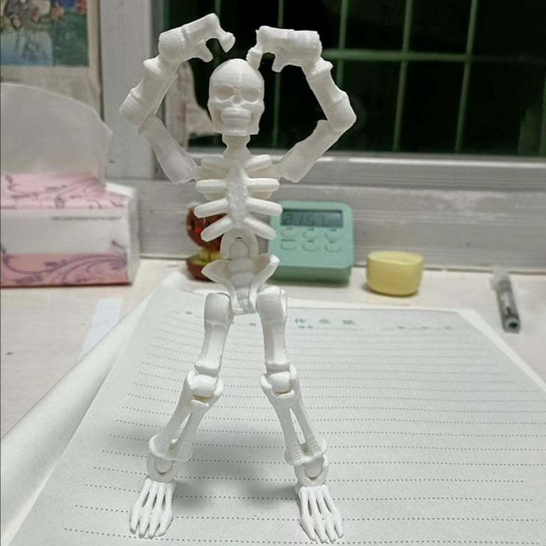 3D Printed Skeleton Action Figure, Multi-jointed Titan 13