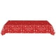 thumbnail image 2 of Mantel de San Valentín de plástico impermeable 54x108 pulgadas | Decoración de fiesta con patrón romántico rojo | Cubierta rectangular grande para cenas, eventos temáticos de amor, fácil de limpiar, 2 of 6