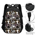 thumbnail image 3 of Disketp Cute Dogs Puppy2 Mochila de Viaje Estampada para Laptop con Puerto de Carga USB, Mochila Impermeable para Computadora – Regalo para Hombres y Mujeres, 3 of 7