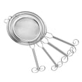 thumbnail image 1 of Shisuyan Colander Stainless Steel 4Pcs 9In Diameter, 1 of 9