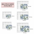 thumbnail image 6 of Blue Green Palm Leaves Outdoor Rug for Patio/Deck/Porch, Non-Slip Large Area Rug 3 x 5 Ft, Seaside Tropical Summer Botanical Indoor Outdoor Rugs Washable Area Rugs, Camping Rug Carpet Runner, 6 of 8