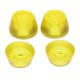 thumbnail image 1 of 2 pares de bujes de repuesto para patineta de 90 A, accesorios para exteriores Amarillo transparente, 1 of 9