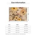 thumbnail image 5 of Uemuo Vintage Floral Butterfly Collage Printed Throw Blanket for Couch, Fluffy Fuzzy Blankets for Bed, Sofa, Cozy Flannel Faux Fur Blanket-80"x60", 5 of 6