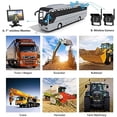 thumbnail image 5 of Bileeko RV Backup Camera and Monitor Kit 7 inch LCD Monitor 2 Wireless Rear View Camera for Bus SUV Trucks Trailers, 5 of 6