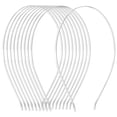 thumbnail image 5 of FRCOLOR 50Pcs Diy Hair Hoops For Craft Party Wedding Accessories Silver Round, 5 of 8