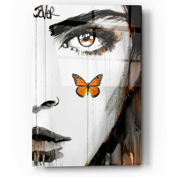 Epic Art 'Tangerine Dream' by Loui Jover Acrylic Glass Wall Art, 12"x16"