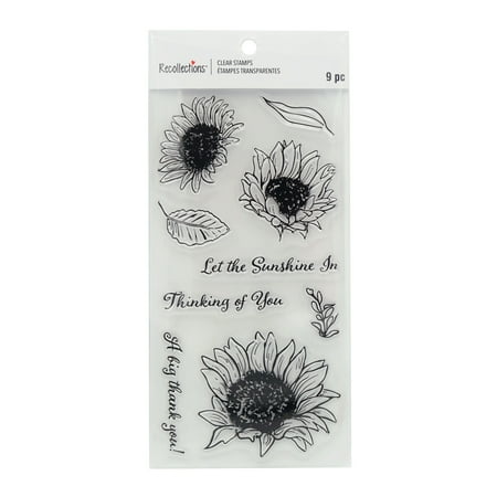 UPC: 0195158746709 | Sunflowers Clear Stamps by Recollections™