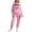 Pink, variant on Pants Sets Women 2 Piece Outfits - Long Sleeve Hoodie With Jogger Pants Set Matching Lounge Sets for Women Workout Sets for Women