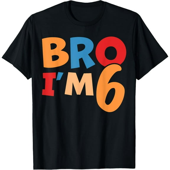 6 Year Old BDay Decorations Son Boy 6yr 6th Birthday T-Shirt