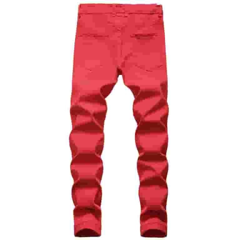 Herrnalise Men's Ripped Skinny Stretch Distressed Destroyed Herrnalise Men's Ripped Skinny Stretch Distressed Destroyed