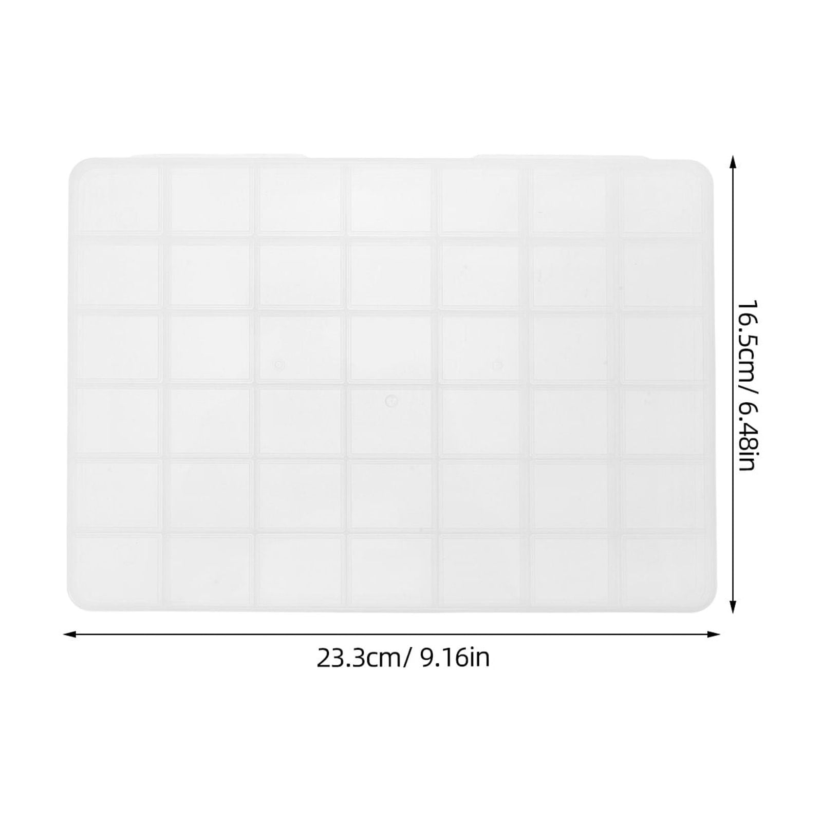 HONMEET 5-Pack Clear Plastic Bead Storage Boxes with Removable Dividers for Jewelry Making, Craft Supplies, and Small Item Organization