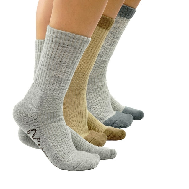 70% Merino Wool Socks 3 Pairs Set - Tall - Men and Woman Outdoor & Hiking All Season Socks