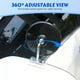 thumbnail image 5 of Retrovisor auxiliar espejo retrovisor amplio ángulo, espejo de lado reflectivo, campo de visión amplio, espejo de reversión asistida, acero inoxidable, ajustable, plegable, marco metálico,, 5 of 9