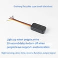 thumbnail image 2 of DC3-24V Mini Penetrable Microwave Radar Motion Sensor Switch - Auto Light on/Off, 30s Delay, for Closet, Corridor White, 2 of 6