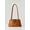 Brown, variant on ® Women Faux Suede Ballerina Bag, Dark Brown