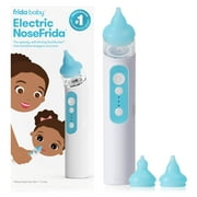 (2 pack) Frida Baby Electric NoseFrida Nasal Aspirator for Baby and Toddler, Upgraded Nasal Aspirator for Congestion Relief, 0+ Months