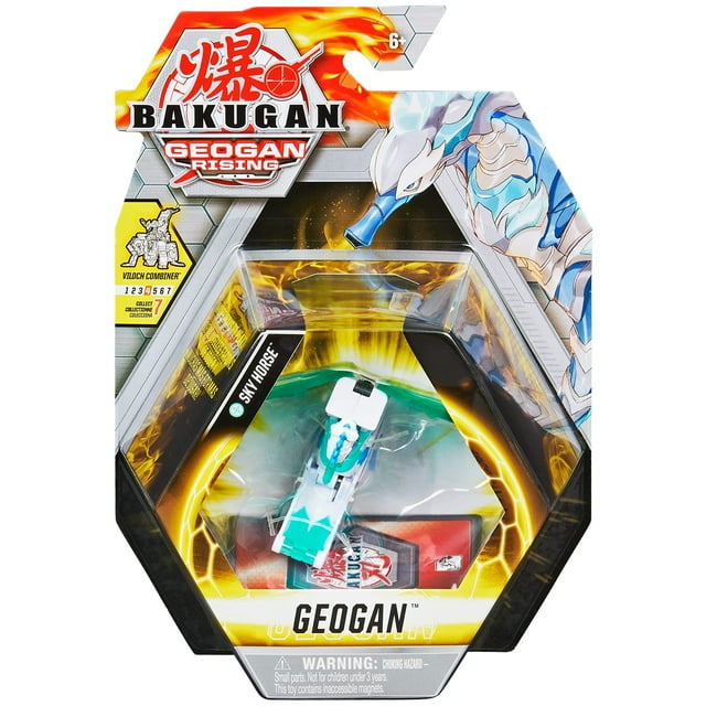 Figura de acción Bakugan Geogan Viperagon con cartas coleccionables