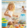 thumbnail image 2 of Eicaus Juego de juguetes de playa para niños de 46 piezas con cubos, 2 of 7