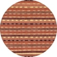 thumbnail image 1 of Ahgly Company Indoor Round Abstract Red Abstract Area Rugs, 4' Round, 1 of 6
