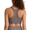 Taupe, variant on G4Free Ribbed Crewneck Sports Bras Padded for Women - Racerback Crop Tank Tops Workout Yoga Medium Impact