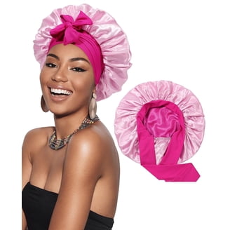 100% Mulberry Silk Sleep Cap for Women Hair Care,Natural  display picture 3