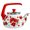 Poppies, variant on STPgoods Juicy Lemons Enamel Kettle 2.3 Qt (2.2 L) Enameled Aluminum Stovetop Kettle Vintage Teapot for Stove Top, Yellow