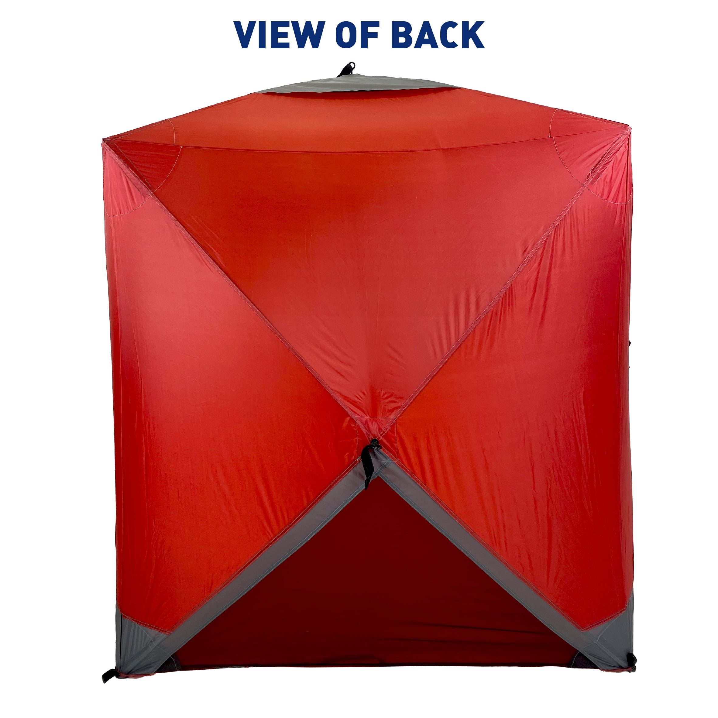 CoverU Sports Tent Pod For 3-4 People - RAIN or Sun Protection   NEW Large Pop Up Climate Canopy Shelter   Soccer, Football, Softball & Other Sporting Events and Parades - Patented and Patents Pending Red Sun