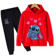 thumbnail image 1 of Ropa de punto para niños, traje para niños, suéter cálido, sudaderas con capucha para niñas, pulóver, sudadera, pantalón, chándal de invierno y primavera para niñas, ropa deportiva de 140CM Gao Jinjia LED, 1 of 2