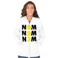 thumbnail image 4 of Vintage 80s Game On PACMAN Retro Zip Up Hoodie Men's Women's Brisco Brands M, 4 of 6