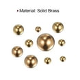 thumbnail image 5 of Uxcell 2.5mm Precision Solid Brass Bearing Balls for Bearings Valves Decoration 150 Pack, 5 of 5