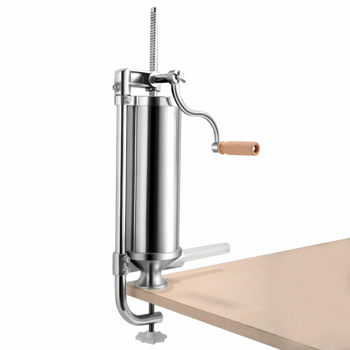 5Lbs Capacity Hand Crank Stainless Steel Vertical Sausage Stuffer