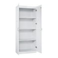 thumbnail image 4 of Manhattan Comfort Hopkins Storage Closet 3.0 from Engineered Wood in White, 4 of 8
