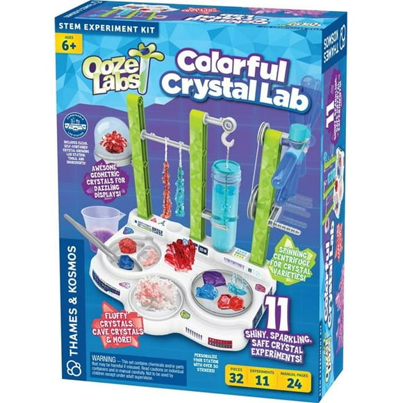 Thames & Kosmos 642108 Ooze Labs Colorful Crystal Lab