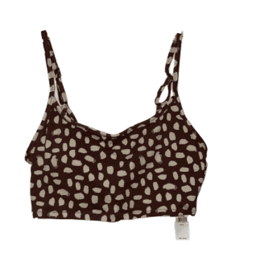 Aerie Women's Scoop Bikini Morning Coffee Top, M