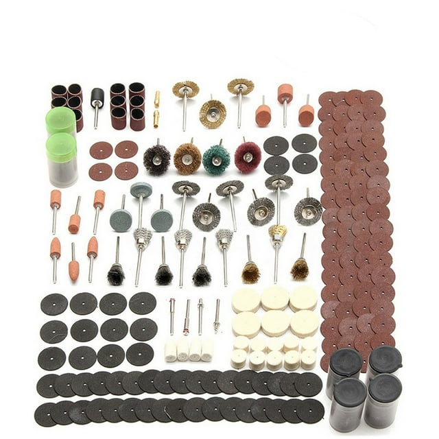 MasteelfCA 340pcs Rotary Tool Accessory Set Fits for Grinding Sanding Polishing Tool