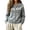 GrayA&17#0903l, variant on Garbnen Fair Isle Cardigan Sweaters for Women Vintage Long Sleeve Open Front Lightweight Cardigans for Women Crew Neck Button Up Dressy Fall Winter Outwear Wine Cardigan for Women Knit Coat M