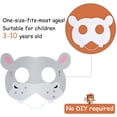 thumbnail image 4 of Máscaras de animales Party Favors Bulu Jungle Safari Kids (16 unidades), 4 of 7