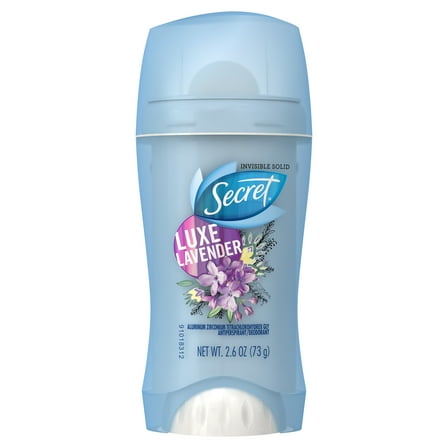 Secret Invisible Solid Antiperspirant and Deodorant, Lavender Scent, 2.6 oz