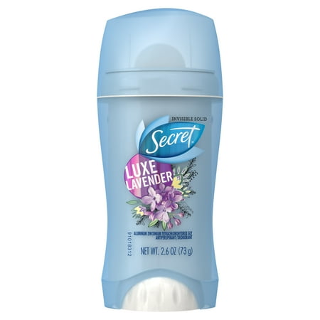 Secret Fresh Antiperspirant and Deodorant Invisible Solid, Luxe Lavender, 2.6 Oz.
