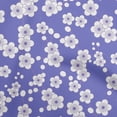 thumbnail image 1 of oneOone Cotton Poplin Purple Fabric Asian Japanese Floral Diy Clothing Quilting Fabric Print Fabric By Yard 42 Inch Wide, 1 of 5