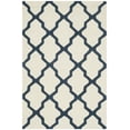 thumbnail image 2 of SAFAVIEH Cambridge Liam Geometric Wool Area Rug, Ivory/Navy, 4' x 6', 2 of 7