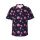 thumbnail image 1 of Balery Pink Planets And Stars Camisas hawaianas de manga corta para hombre, camisas playeras de corte holgado, camisas de vacaciones con botones,3X-Large, 1 of 7