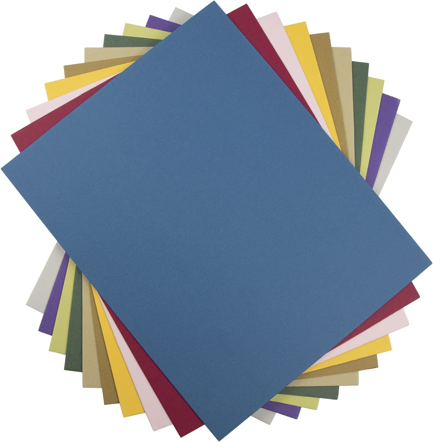Mat Board Center, 10Pack 11x14 Uncut Photo Mats Backing Boards Mixed Color for Frames
