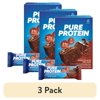 (3 pack) Pure Protein Bars, Chocolate Deluxe, 21g Protein, Gluten Free, 1.76 oz, 6 Ct