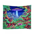 thumbnail image 1 of Monfince Magic Forest Tapestry Wall Hanging Flannel Art Tapestries for Living Room Bedroom Dorm Decor, 1 of 9