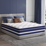 GUUKIN 12 inch Twin Mattress, Memory Foam & Spring Hybrid Medium Comfort Twin Size in a Box,Adult