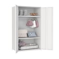 thumbnail image 2 of M optimized 50" Metal Storage Cabinet with Grid Hanging, 3 Storage Space Modern Storage Organizer for Bedroom Living Room Office School, 2 of 2