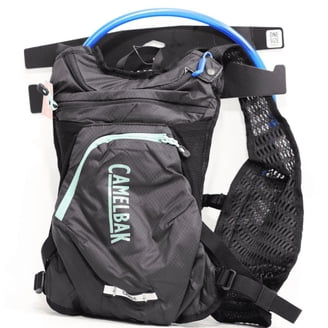 backpack aluminum tube hiking CamelBak M.U.L.E. 12 Mountain Biking Hydration Pack - Easy Refilling  Hydration Backpack - Magnetic Tube Trap 100oz, Aluminum/Black