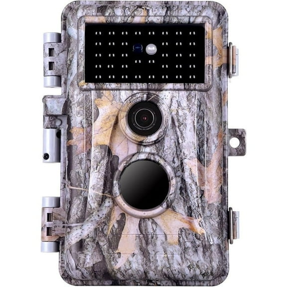 BlazeVideo Professional Game Hunting Trail Camera 64MP 1296P H.264 Video No Glow with Night Vision Motion Activated IP66 Waterproof Photo and Video Model, Time Lapse and Password Protected